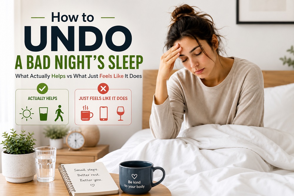 How to Undo a Bad Night’s Sleep: What Actually Helps vs What Just Feels Like It Does