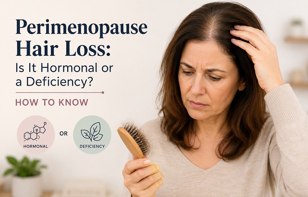 Perimenopause Hair Loss: Is It Hormonal or a Deficiency? How to Know